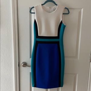 CK block color dress